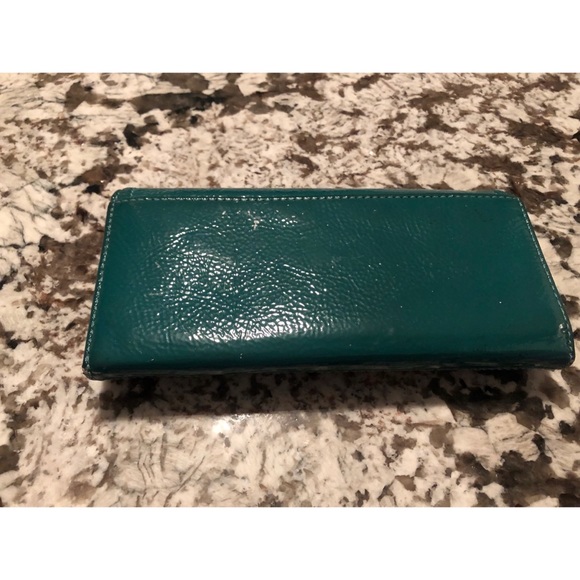 Coach Turquoise Leather Wallet - Picture 4 of 5
